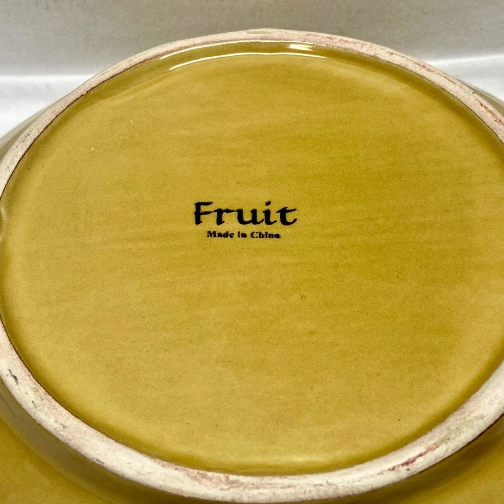 Vintage Earthenware Granada Fruit Bowl 8